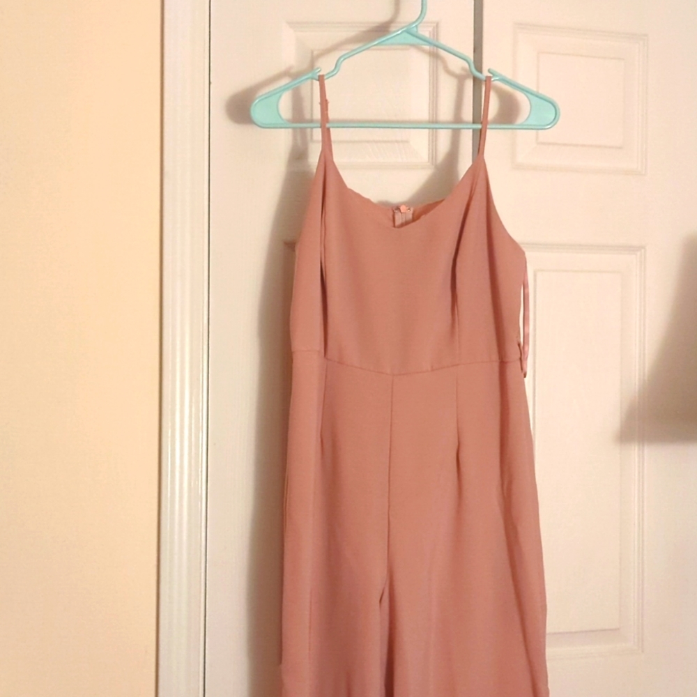She & Sky Blush jumpsuit